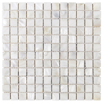 11.75"x12.25" Remi Mother of Pearl Mosaic Tile Sheet