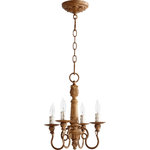 QUORUM INTERNATIONAL - QUORUM INTERNATIONAL 6006-4-94 Salento 4-Light Chandelier, French Umber - QUORUM INTERNATIONAL 6006-4-94 Salento 4-Light Chandelier, French UmberSeries: SalentoProduct Style: TransitionalFinish: French UmberDimension(in): 15.25(H) x 12.5(W)Bulb: (4)60W Candelabra Base(Not Included)UL Type: Dry