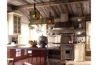 Inspiration for a craftsman kitchen remodel in New York