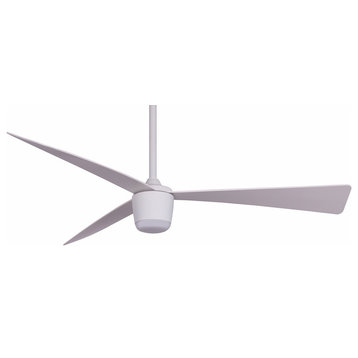 Star 7, DC Motor, LED Light, Remote Control Ceiling Fan, White