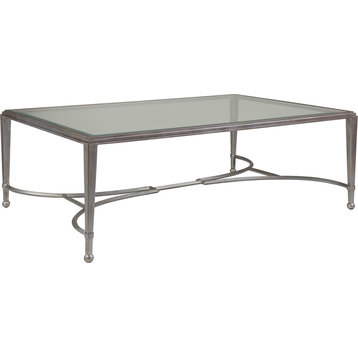 Sangiovese Rectangular Cocktail Table - Argento, Large