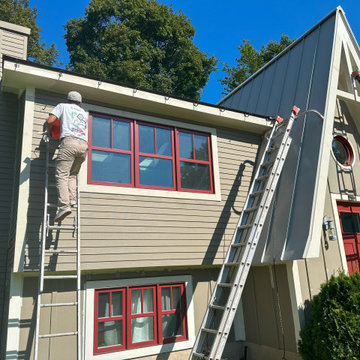 Exterior panting.