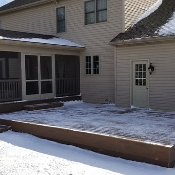 York, PA - Wood Deck added to recent room enclosure