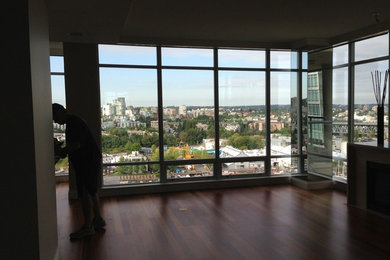 Minimalist home design photo in Vancouver