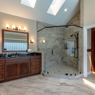 Enjoying of a Modern, Rejuvenated, and Functional Master Bath in Great Falls VA