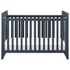 Pemberly Row 2 in 1 Convertible Crib in Graphite Blue