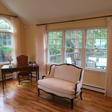 Linen Sheer Draperies - East Marion, NY