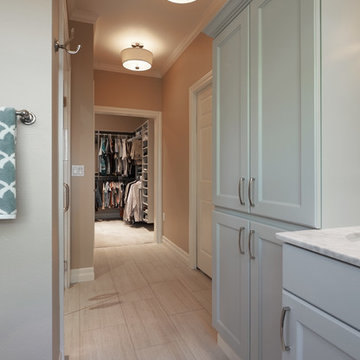 Transitional Accessible Master Bath