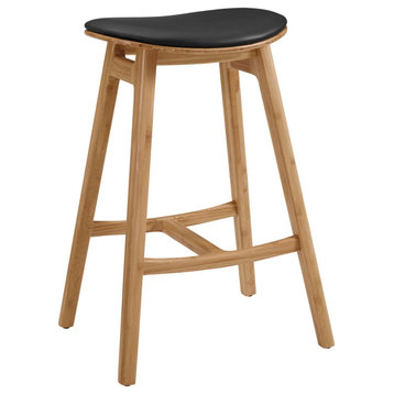 Skol Counter height Stool W/ Leather Seat