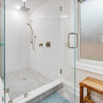 Transitional Primary & Guest Bathroom Remodel Pinehurst, NC