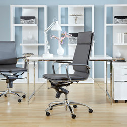 Euro Style Gilbert Desk in Modern Office - Products