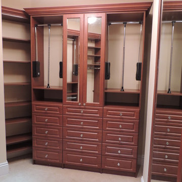 Arbor Walk In Closet with custom mirror