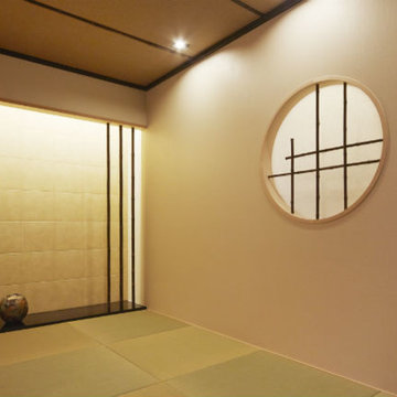 黒竹と御影石で造りだすこだわりの和室