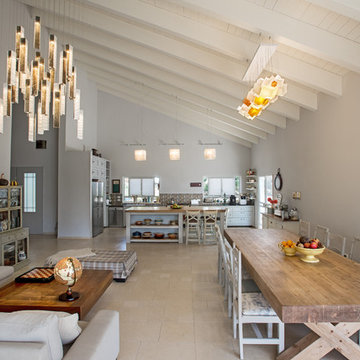 NOGA | Exotic Fused Glass Cube Modern Pendant Light | Multi-pendant Chandelier