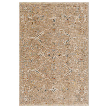 Reina REN-2300 Tan Machine Woven 5' x 7'5" Rug