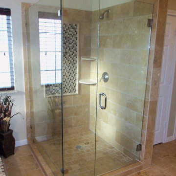 Custom Frameless Shower Enclosure