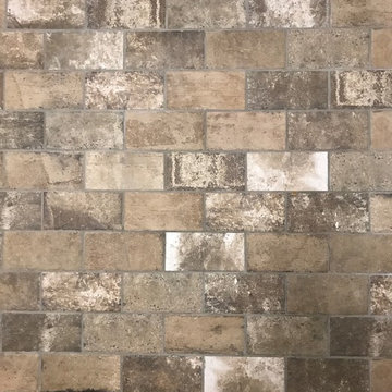 Brick Paver Tile Laundry Room Installation