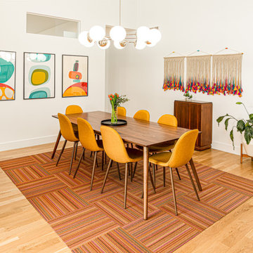 Pigment and Pattern: A New Build Midcentury Modern House
