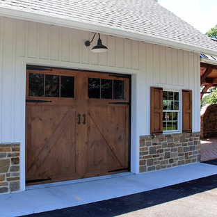 75 Beautiful Farmhouse Detached Garage Pictures Ideas Houzz