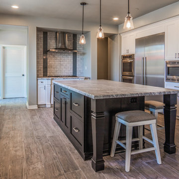 Kitchen: San Diego Transitional Style Full Design and Home Renovation