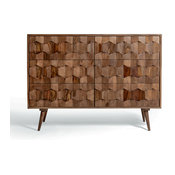 Malmo Mid Century Modern Dresser With 6 Drawers