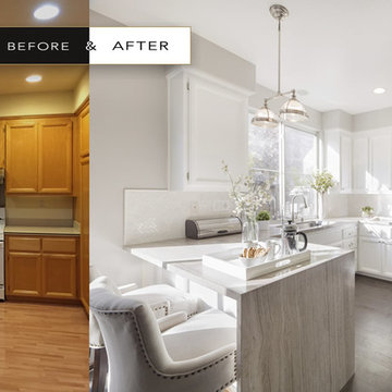 Kitchen Before & After • Atelier Noël