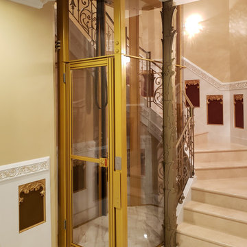 Custom Shaped Artisan Home Elevator