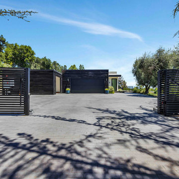Custom Automatic Cantilever Gate Installation in Los Altos Hills