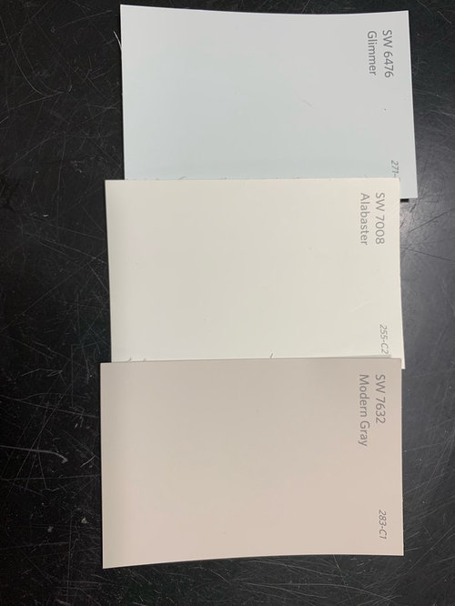 SW Glimmer for ceilings? And other interior colors...