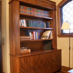 Hand Carved Bookcase - Bookcases