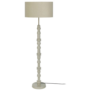 Modern Classic Floor Lamp | Zuiver Totem, Beige
