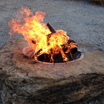 Natural Stone Fire Pits - Fireboulders