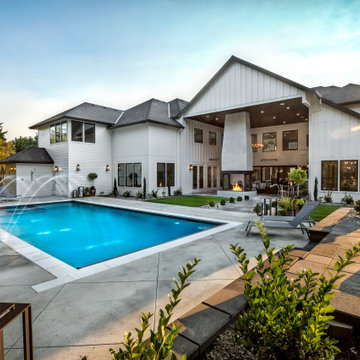 7,400 Sq. Ft. Modern Tuscan Farmhouse Showcase Home