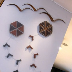 Ceramic Seagulls 3d wall art - Products