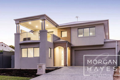 Design ideas for a contemporary home design in Perth.
