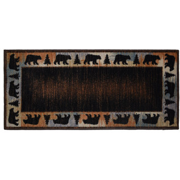 Cozy Cabin Wandering Bear Lodge Accent Rug, , 30"x46"