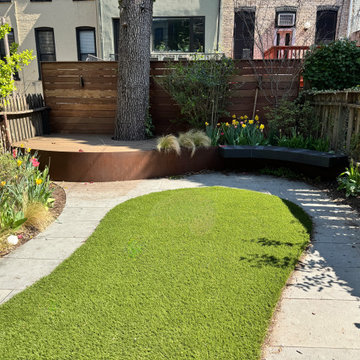 Park Slope curvy garden