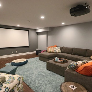 Basement for entertaining