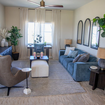 Cozy Loft Living Room with Jasper Sofa in St. Jude Dream Home Colorado Springs 2