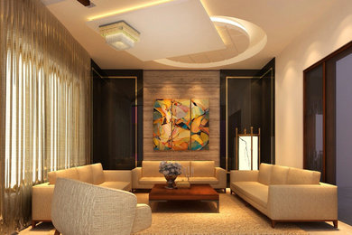 Example of a minimalist home design design in Kolkata