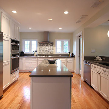 White Kitchen Oak Floors