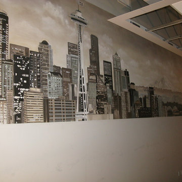 Stunning Trompe L' oeil Murals