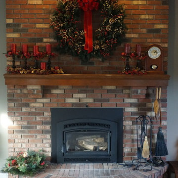 Wood Fireplace Flush Insert - North Royalton