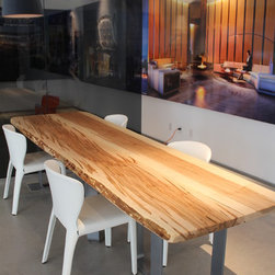 Live edge silver maple table Toronto - Dining Tables
