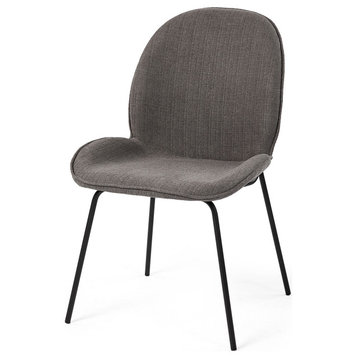 Inala Grey Seat Metal Frame Dining Chair