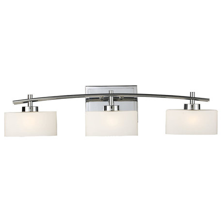 Eastbrook 3-Light Vanity, Polished Chrome