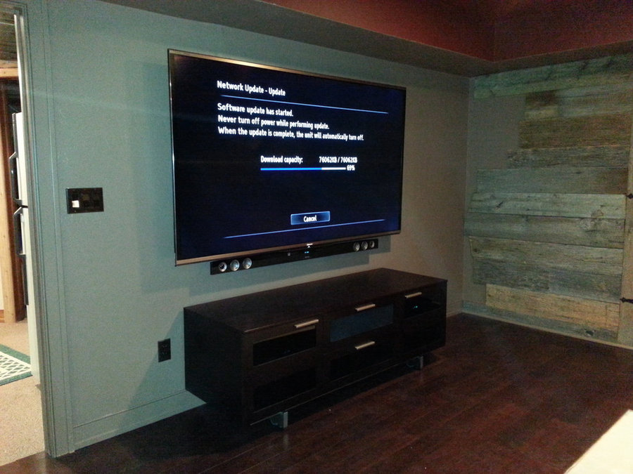 Basement Family Entertainment Room