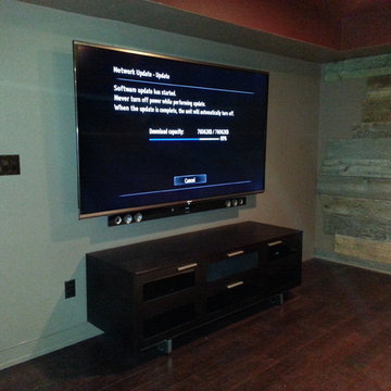 Basement Family Entertainment Room