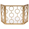 Doheny Fire Screen, Gold
