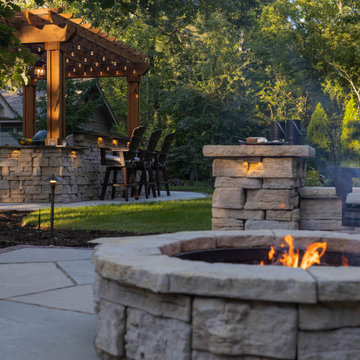A Captivating Landscape: Limestone, Pergola, and a lot more